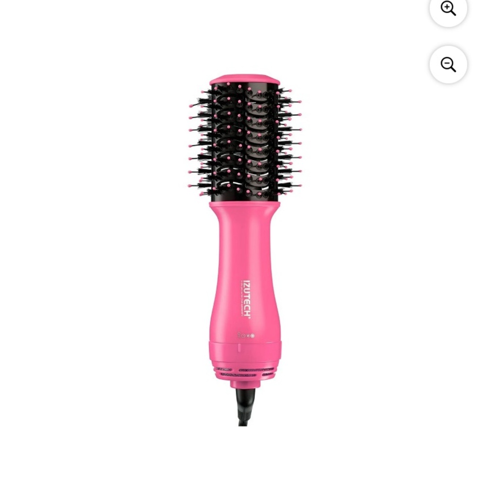 NIB Izutech Toro Hot Pink Hair Dryer with Voluminizing Brush